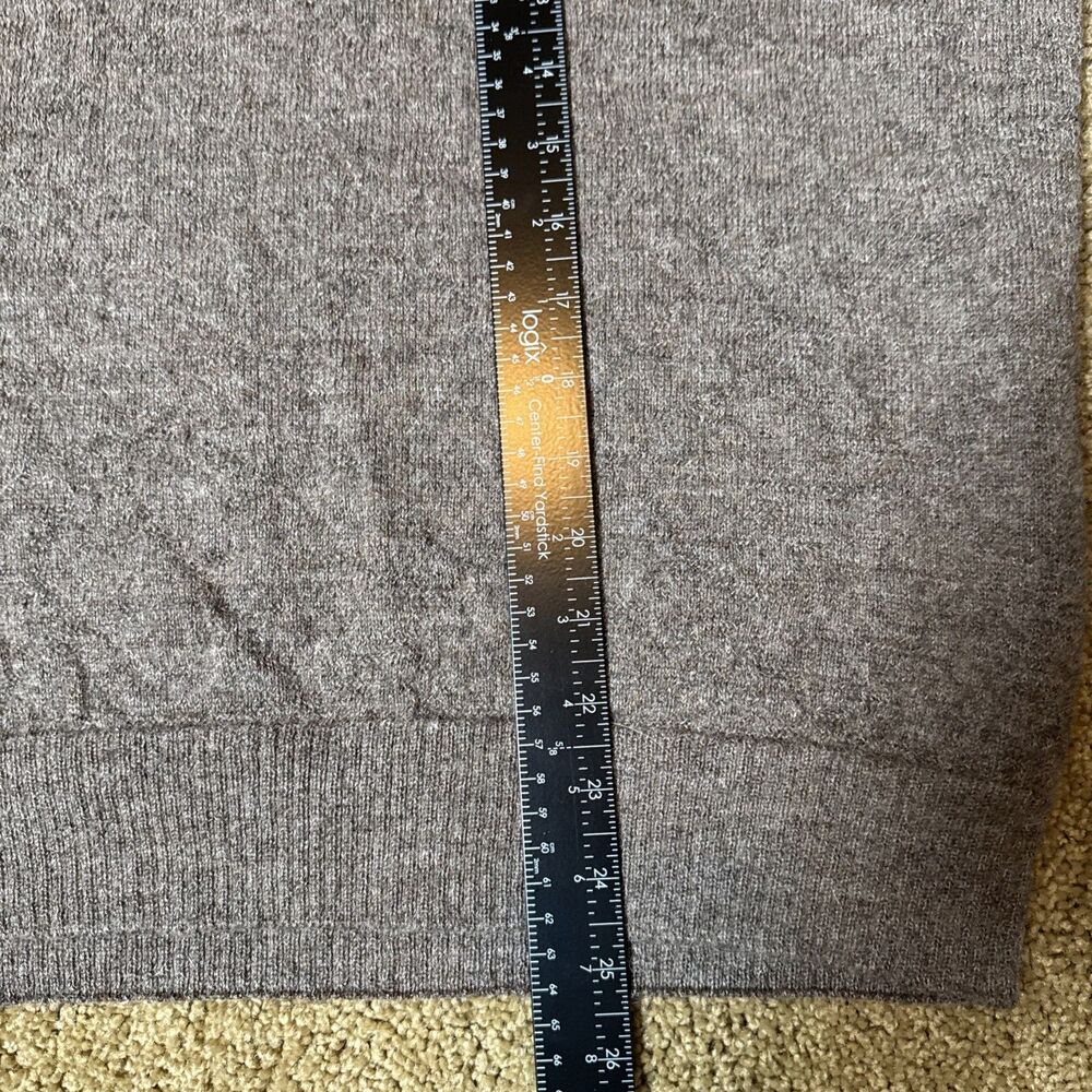Daniel Cremieux Argyle Alpaca V Neck Sweater Made in Peru Brown M Preppy (read) - Picture 7 of 14